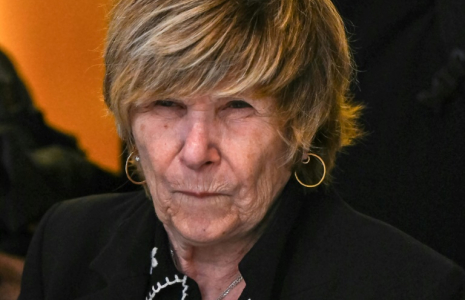La papesse de la presse people Mimi Marchand, le 26 mai 2025 au tribunal correctionnel de Paris ( AFP / Leo VIGNAL )