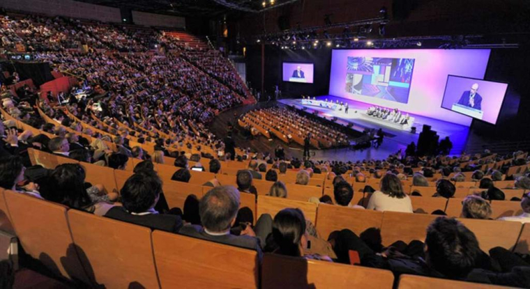 GL Events est spécialisé dans l'organisation d’événements comme, ici, le congrès annuel des notaires de Lyon. (© GL Events)