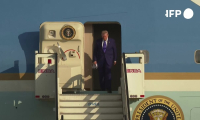 Trump arrive aux Pays-Bas pour le sommet de l'Otan