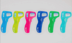 Le Thermoflash, thermomètre sans contact, produit phare de Visiomed. (crédit : Visiomed)