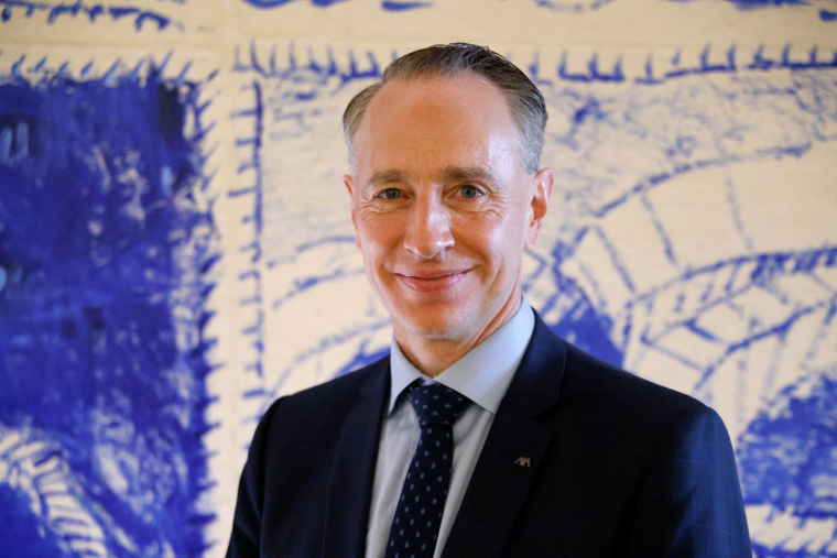 Le directeur général d'Axa Thomas Buberlle 3 février 2025 à Paris ( AFP / LUDOVIC MARIN )