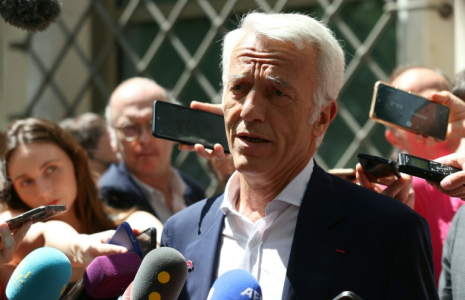 Le président du Medef Patrick Martin face à la presse à Paris le 23 juin 2025 ( AFP / Alain JOCARD )