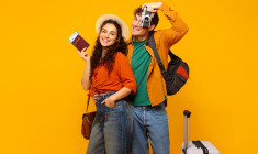 (Pour vos vacances à l'étranger, équipez-vous de tous vos effets personnels utiles et de la meilleure carte bancaire ! - Crédit photo : Adobe Stock)