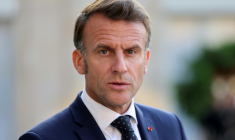 Le président Emmanuel Macron à l'Elysée, le 4 juillet 2025 à Paris ( AFP / Ludovic MARIN )