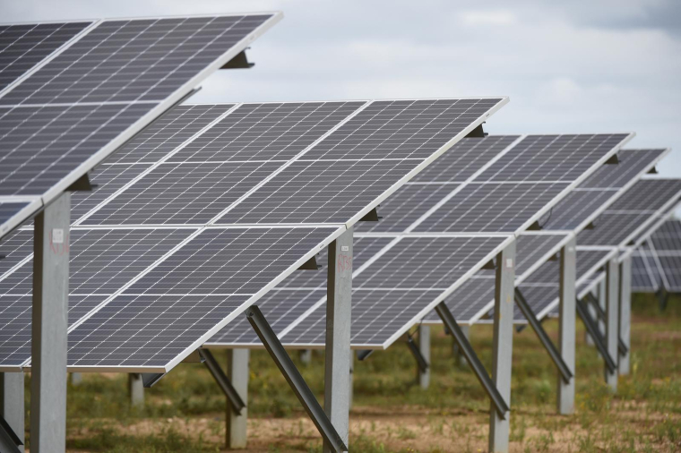 Les énergies renouvelables représentent en effet 21% de la consommation finale totale espagnole en 2020 ( AFP / JEAN-FRANCOIS MONIER )