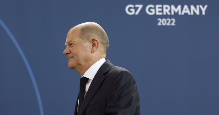 Olaf Scholz, le 18 août 2022, à Berlin ( AFP / Odd ANDERSEN )