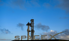 Une fusée Starship de SpaceX à la Starbase, le 17 novembre 2024 au Texas ( AFP / CHANDAN KHANNA )