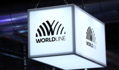 Le logo de Worldline au salon Viva Tech