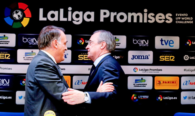 Javier Tebas égratigne encore le Real Madrid et Florentino Pérez