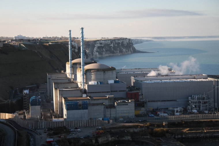 La centrale de Penly, en 2022 (illustration) ( AFP / LOU BENOIST )