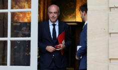 Olivier Marleix à l'Hôtel Matignon le 14 septembre 2023 ( AFP / MEHDI FEDOUACH )