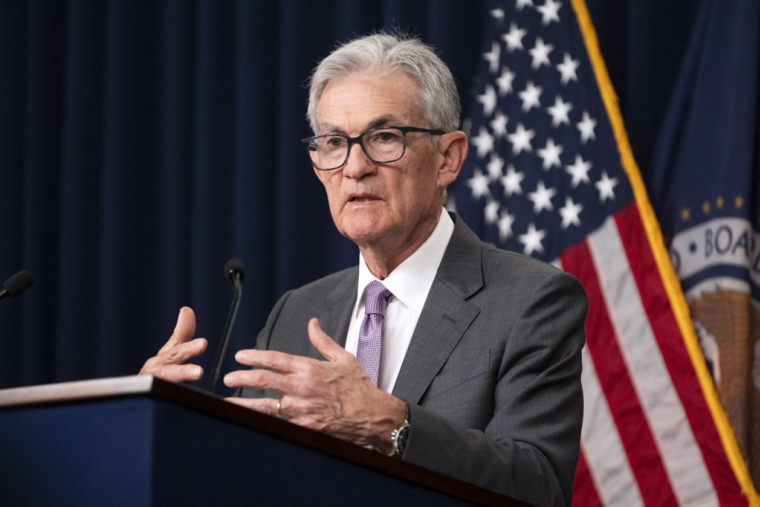 Jerome Powell, à Washington DC, le 31 juillet 2024 ( AFP / ROBERTO SCHMIDT )