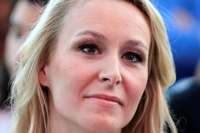 L'eurodéputée Marion Maréchal, le 5 juin 2024, à Nice, dans les Alpes-Maritimes ( AFP / Valery HACHE )