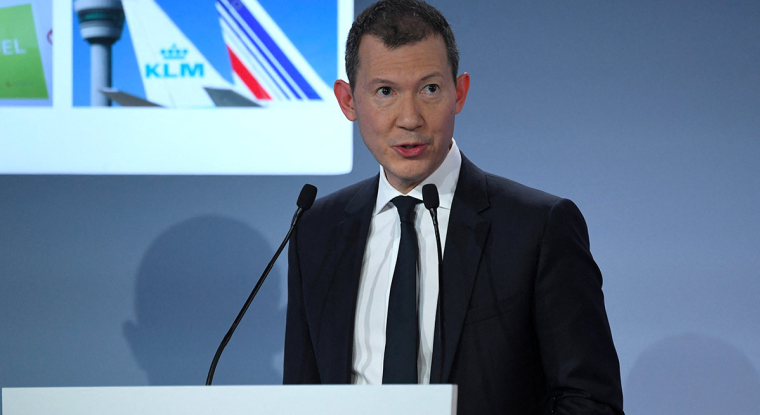 Benjamin Smith, directeur général d'Air France-KLM. (© AFP)
