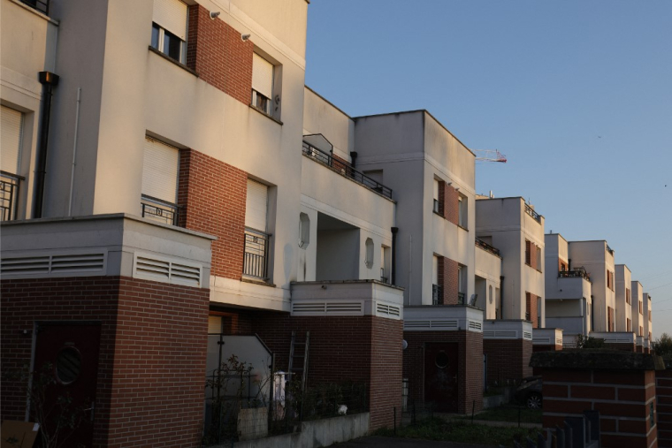 Des logements sociaux à Thiais (Val-de-Marne) le 21 janvier 2023. ( AFP / GEOFFROY VAN DER HASSELT )