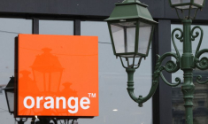 Le logo d'Orange à Bruxelles
