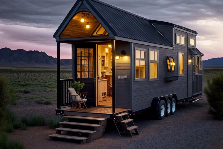 La tiny house est une maison à part entière (Crédits photo : Adobe Stock - )