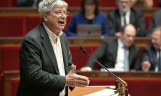 Éric Coquerel à Paris, le 3 février 2025. ( AFP / BERTRAND GUAY )