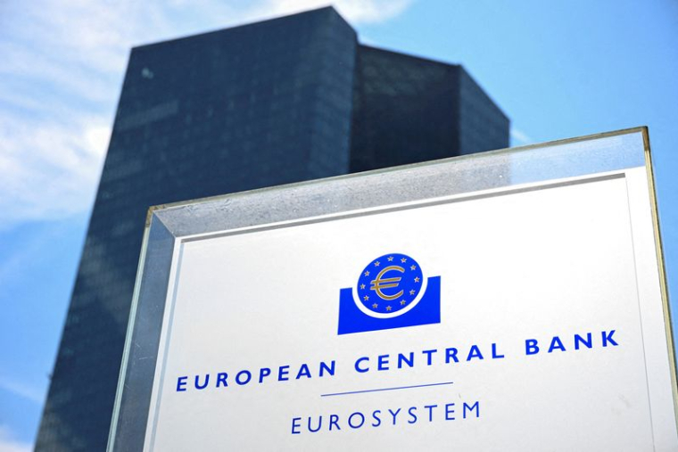 Vue du siège de la Banque centrale européenne (BCE) à Francfort