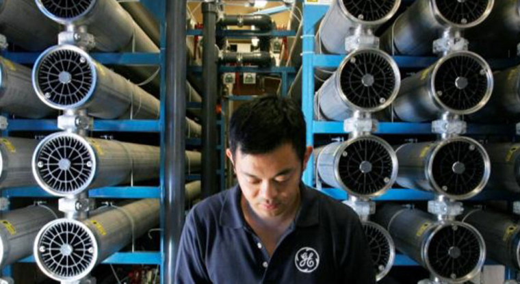 Ce rachat va permettre au numéro deux mondial de l’environnement de se renforcer à l’international et sur le marché porteur de l’eau industrielle. (© GE Water)
