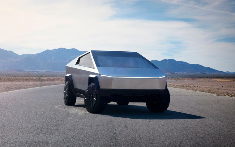 Le Cybertruck de Tesla. (Crédit: / Tesla)