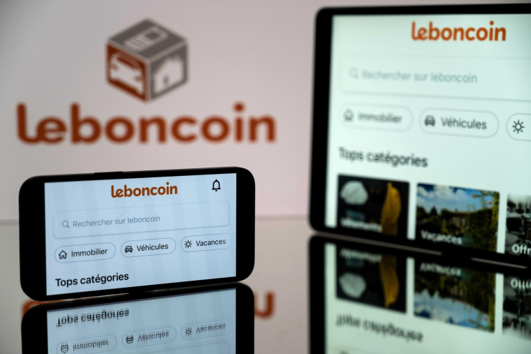 Le logo "Leboncoin" sur un samrtphone le 12 janvier 2023 à Toulouse. ( AFP / Lionel BONAVENTURE )