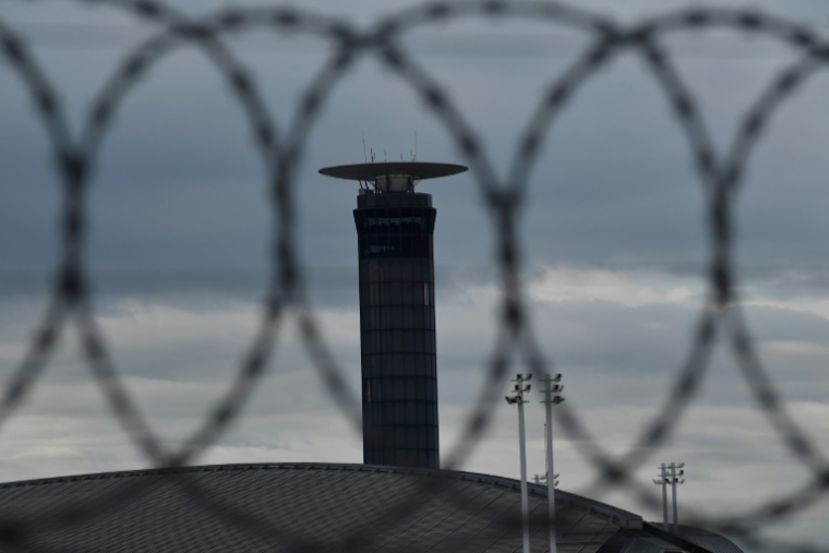Une tour de contrôle de l'aéroport de Paris-Charles-de-Gaulle, dans la banlieue nord-est de Paris, le 16 septembre 2022 ( AFP / JULIEN DE ROSA )