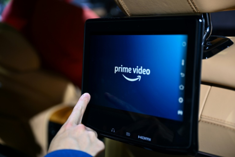 Le logo Amazon Prime Video est affiché à Las Vegas, Nevada, le 7 janvier 2023. ( AFP / Patrick T. Fallon )