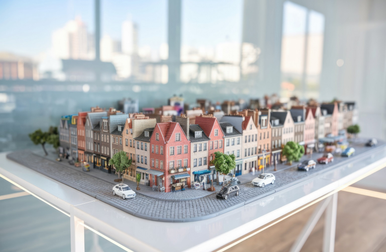 Devenue depuis un instrument privilégié du cinéaste, la miniature lui sert aussi bien pour la préparation de sa mise en scène que pour le tournage de ses plans. (crédit : Adobe Stock / photo générée par IA)
