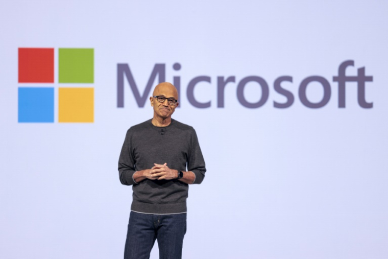 Le PDG de Microsoft, Satya Nadella, à Seattle (Washington), le 19 mai 2025 ( AFP / Jason Redmond )