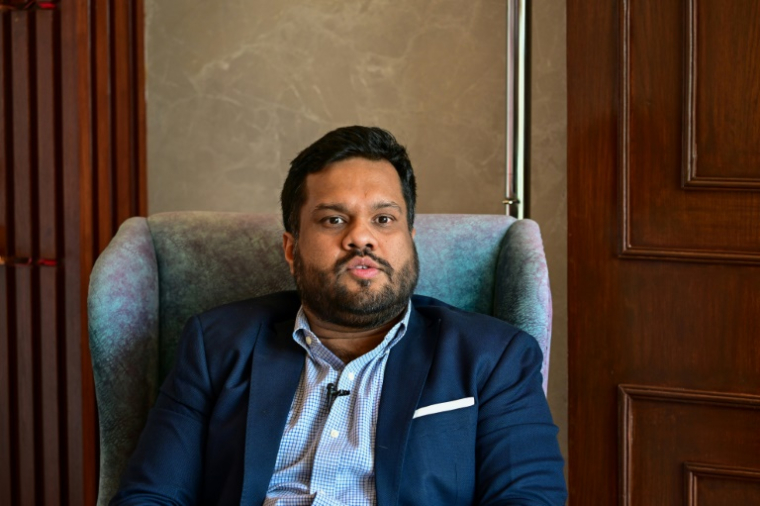 Mohammed Zahirul Islam, patron du chantier PHP de démolition navale lors d'une interview avec l'AFP à Chittagong, le 18 février 2025 dans le sud du Bangladesh ( AFP / Munir UZ ZAMAN )