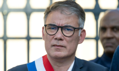 Le premier secrétaire du parti socialiste Olivier Faure, à Paris le 19 juin 2025 ( AFP / EMMA DA SILVA )