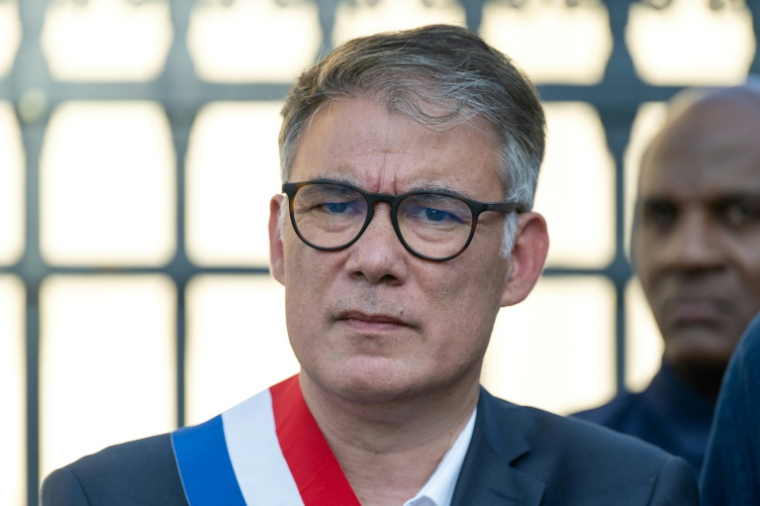 Le premier secrétaire du parti socialiste Olivier Faure, à Paris le 19 juin 2025 ( AFP / EMMA DA SILVA )