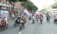 Images de la marche des fiertés à Caracas