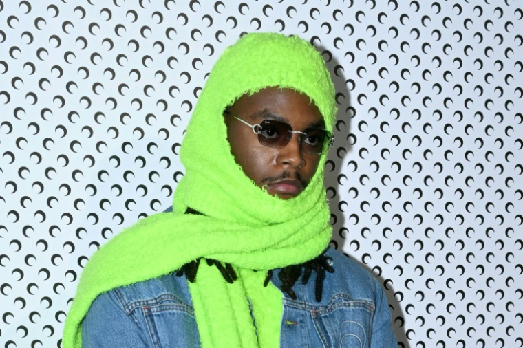 Le rappeur Koba LaD, le 4 mars 2024 à Paris ( AFP / MIGUEL MEDINA )