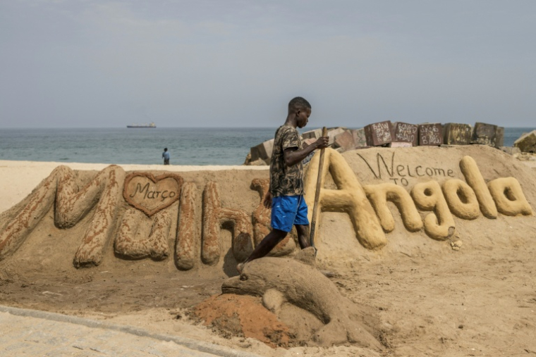 Portuguese-speaking Angola which has a long stretch of Atlantic Ocean coastline ( AFP / MARCO LONGARI )