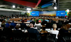 Deuxième session plénière du sommet des Brics à Rio de Janeiro, au Brésil, le 6 juillet 2025 ( AFP / Pablo PORCIUNCULA )