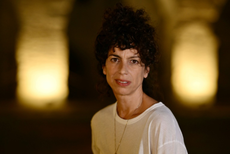 La chorégraphe capverdienne Marlene Monteiro Freitas, après la répétition générale de sa création "Nôt" au Festival d'Avignon, le 4 juillet 2025 ( AFP / Christophe SIMON )