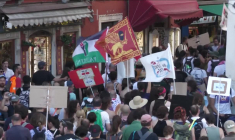 Italie: manifestation contre le mariage de Jeff Bezos à Venise