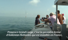 Au large de Port-de-Bouc, le premier parc éolien flottant en France