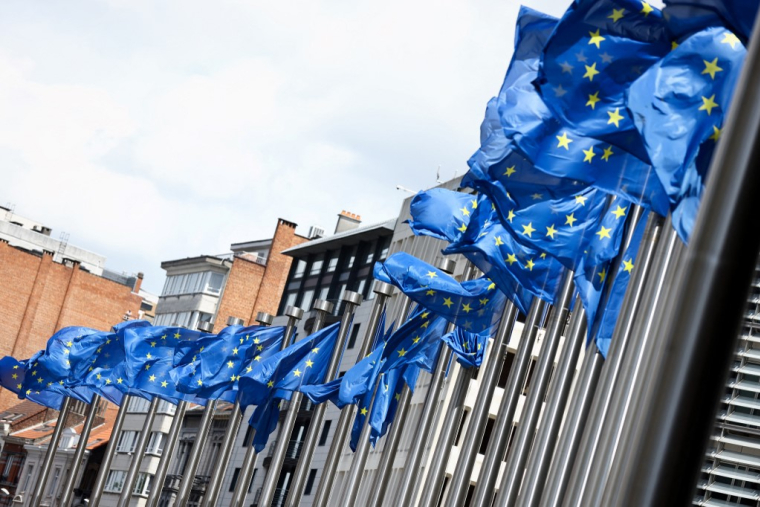 Le siège de la Commission européenne à Bruxelles le 12 juin 2022 ( AFP / KENZO TRIBOUILLARD )