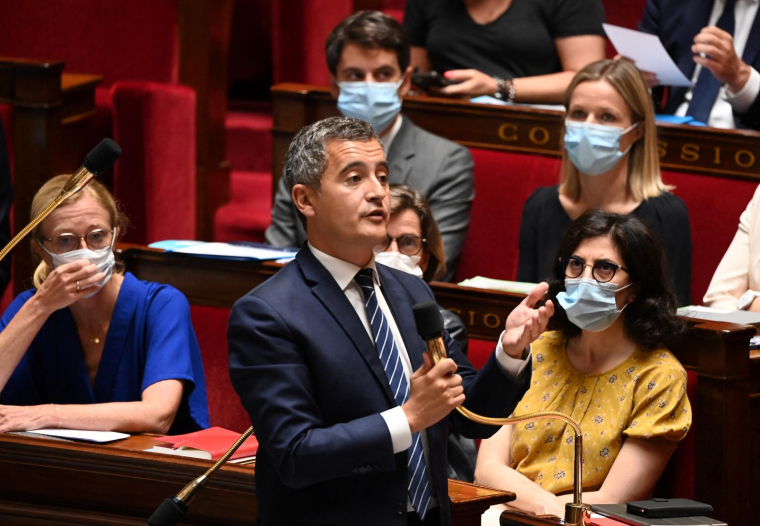 Le ministre de l'Intérieur Gérald Darmanin ( AFP / ALAIN JOCARD )