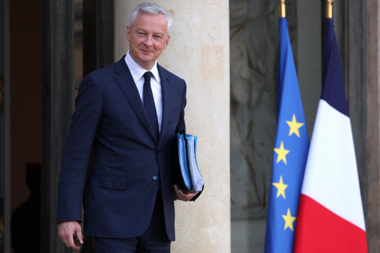 Bruno Le Maire à Paris, le 2 novembre 2022. ( AFP / THOMAS SAMSON )