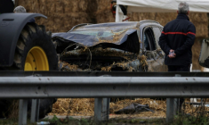 Le délit d'homicide routier devrait achever son processus parlementaire mardi devant le Sénat, au grand soulagement des victimes qui en ont fait leur combat depuis plusieurs années ( AFP / Valentine CHAPUIS )