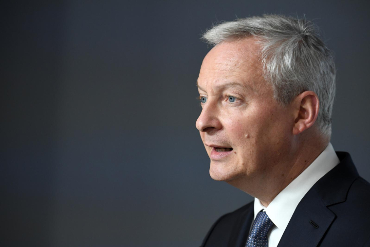 Bruno Le Maire à Paris le 29 juillet 2022. ( AFP / Alain JOCARD )