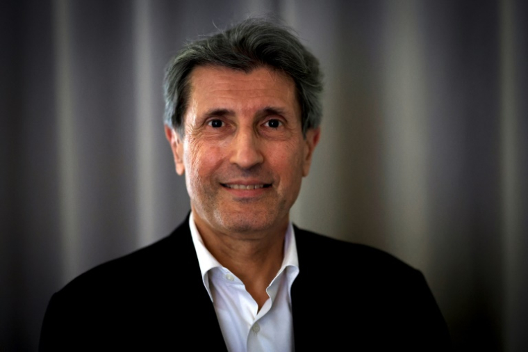 Claude Palmero, ancien comptable et administrateur du Prince Albert II de Monaco, le 31 mars 2025 à Nice ( AFP / Valery HACHE )