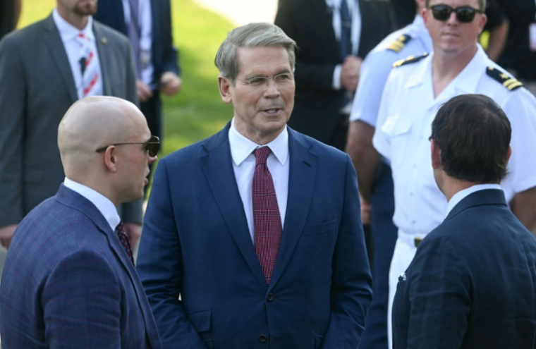 Le ministre américain des Finances Scott Bessent à la Maison Blanche à Washington, le 4 juillet 2025 ( AFP / Jim WATSON )