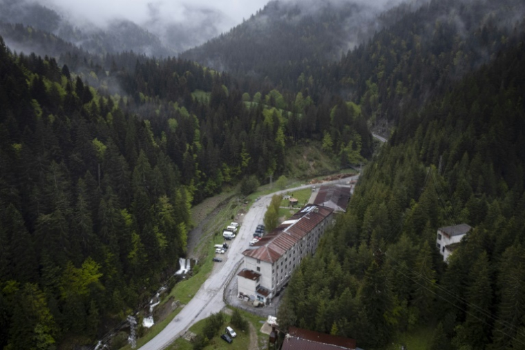 La prison de Smolyan en Bulgarie, le 13 mai 2025 ( AFP / Nikolay DOYCHINOV )