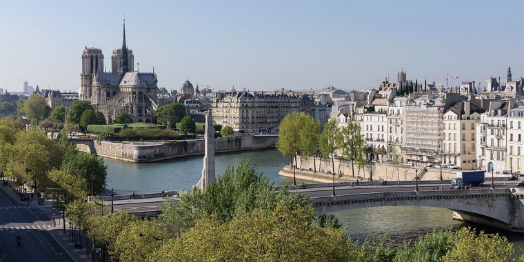 Ile de la cité et ile saint louis (Crédits: Wikimedia Commons - Myrabella)