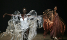 Le défilé haute couture automne-hiver 2025-2026 d'Iris Van Herpen à Paris, le 7 juillet 2025 ( AFP / Thomas SAMSON )